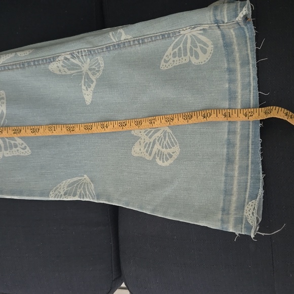 NWOT Junior No Boundaries  Light Blue Denim Bell Bottom Jeans Size M (7-9) - Picture 16 of 16